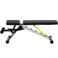 Gymrex Naklonjena trening bench, nastavljiva od 90 do 180 stopinj, do 100 kg