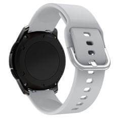 HURTEL Univerzalni silikonski pas za pametno uro Silicone Strap TYS širina 20 mm siva