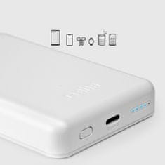 SBS Powerbank 5000 mAh USB-C združljiv z MagSafe - bela