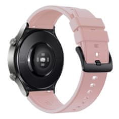 HURTEL Silikonski pas za uro Huawei Watch GT 2/3/4/2 Pro/3 Pro/4 Pro/GT 2e 46 mm – pudrast