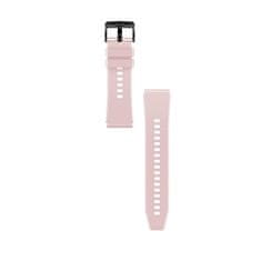 HURTEL Silikonski pas za uro Huawei Watch GT 2/3/4/2 Pro/3 Pro/4 Pro/GT 2e 46 mm – pudrast