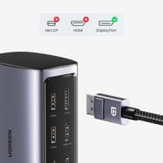 Ugreen 12v1 večfunkcionalna dokovalna postaja adapter HUB Ugreen CM555 - siva