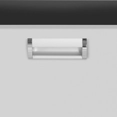 Royal Catering Delovni pult s omaro z drsnimi vrati in 3 predali 200 x 60 x 85 cm