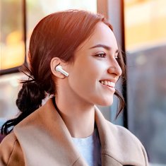 Ugreen Brezžične slušalke Bluetooth TWS ANC WS106 HiTune T3 bele