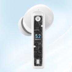 Ugreen Brezžične slušalke Bluetooth TWS ANC WS106 HiTune T3 bele