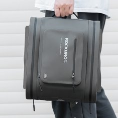 ROCKBROS Vodoodporna torba na kolo za prtljažnik 14 l – siva