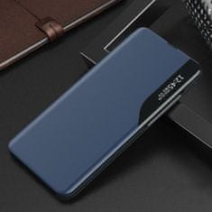 HURTEL Etui pokrowiec do Samsung S24 z klapką i podstawką Eco Leather View Case niebieski