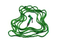 Bradas Fleksibilna, skrčljiva vrtna cev 10-30 m z razpršilcem - zelena TRICK HOSE BR-WTH1030GR-T-L
