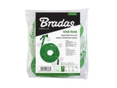 Bradas Fleksibilna, skrčljiva vrtna cev 10-30 m z razpršilcem - zelena TRICK HOSE BR-WTH1030GR-T-L