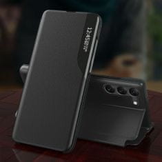 HURTEL Etui pokrowiec do Samsung S24+ z klapką i podstawką Eco Leather View Case czarne