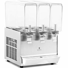 Royal Catering Dispenser za hlajenje sokov in pijač, trojni, 3 x 10 l, 320 W