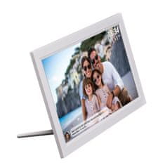 Denver Digitalni okvir 15,6'' 16 GB microSD WiFi zvočnik Full HD Frameo PFF-1503W - bel