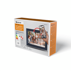 Denver Digitalni okvir 10,1'' 16 GB microSD WiFi zvočnik MP4 Frameo PFF-1026B – črn