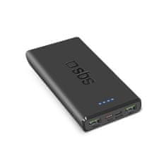 SBS Powerbank 10000 mAh Power Delivery 20W - črn