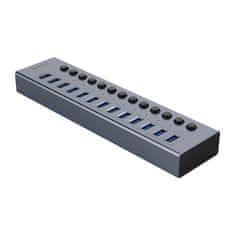 Orico BT2U3-13AB hub z 13 stikami USB-A - siv