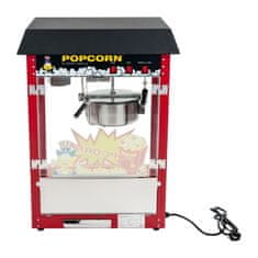 Royal Catering Bar popcorn stroj z črnim pokrovom