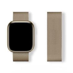 HURTEL Zapestnica Milanese Loop za Apple Watch 42/44/45/46/49 - zlata