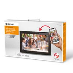 Denver Digitalni okvir 15,6'' 8 GB microSD WiFi zvočnik MP4 AVI Frameo PFF-1514B – črn