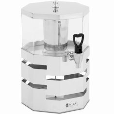 Royal Catering Dispenser za hlajenje sokov in pijač za bife, 4 l