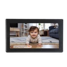 Denver Digitalni okvir 15,6'' 8 GB microSD WiFi zvočnik MP4 AVI Frameo PFF-1514B – črn