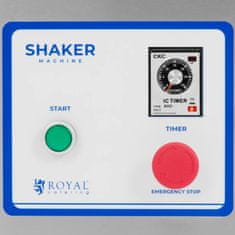 Royal Catering Koktajler shaker barski mešalnik dvojni 2 x 0,75 l 240 obr./min - srebrni