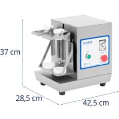 Royal Catering Koktajler shaker barski mešalnik dvojni 2 x 0,75 l 240 obr./min - srebrni