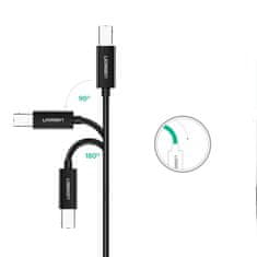 Ugreen Kabel za tiskalnik USB-C - USB-B 480 Mb/s 2 m črn
