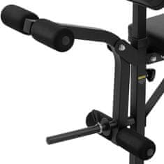 Gymrex Trening bench for barbells with adjustable prayer pad, adjustable up to 100 kg