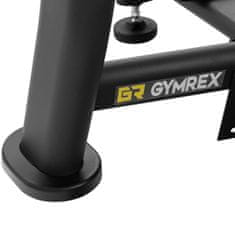 Gymrex Klopa za trening, poševna klopa za barbell za iztiskanje z glavo navzgor, črno-rumena