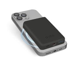 SBS Brezžični powerbank 5000 mAh USB-C MagSafe - črn