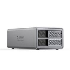 Orico Diskovni matrični sistem 9828RU3 z RAID krmilnikom za 2 diska 2,5'' / 3,5'' SATA HDD / SSD – siv