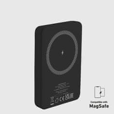 SBS Brezžični powerbank 5000 mAh USB-C MagSafe - črn