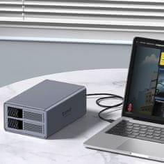 Orico Diskovni matrični sistem 9828RU3 z RAID krmilnikom za 2 diska 2,5'' / 3,5'' SATA HDD / SSD – siv