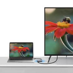 Ugreen USB-C razdelilnik - HDMI / VGA / USB-A 3.0 / USB-C PD - siv