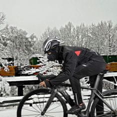 ROCKBROS Vetrovka športna kolesarska jakna do -10 °C, velikost L – črna