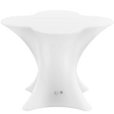 Royal Catering Bar miza klubska z osvetlitvijo RGBW LED 80 x 80 x 110 cm