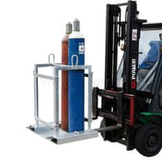 Meva Paleta za transport plinskih jeklenk za 4 jeklenke