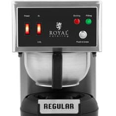 Royal Catering Pretočni kavni aparat s termo posodo in pipo 2,5 l 1900 W