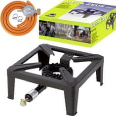 Meva Industrijska plinska pečica s stolčkom MEGA ZEUS 7kW 40x40cm