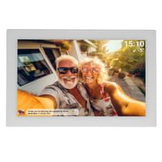 Denver Digitalni okvir 10,1'' 16 GB microSD WiFi microUSB Frameo PFF-1037W – bel