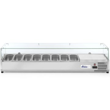 Arktic Zastevka za hladilnik z vitrino 8 x GN 1/4 - Hendi 232927