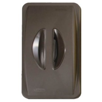 Rubbermaid Pokrov za posodo Rubbermaid SLIM JIM reg rjava BIO