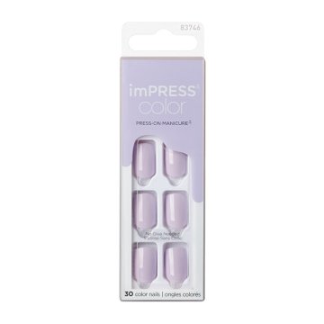 KISS Samolepilni nohti imPRESS Color Picture Purplect 30 kosov