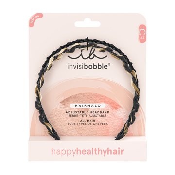 Invisibobble Nastavljiv trak za lase Hairhalo Chique in Classy 2 kosa