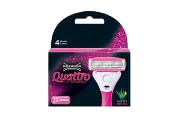 Wilkinson Sword Nadomestne glave Wilkinson Quattro za ženske 3 kosi