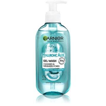 Garnier Čistilni gel za vse vrste kože Hyaluronic Aloe Gel Wash 200 ml