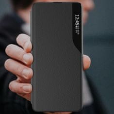 HURTEL Etui pokrowiec za Samsung S24 Ultra z zapiralko in stojalom Eco Leather View Case črni