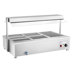 Royal Catering Bemar vodni grelnik prostostoječ z pipo 6 x GN 150 mm 55 l Royal Catering