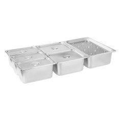 Royal Catering Bemar vodni grelnik prostostoječ z pipo 6 x GN 150 mm 55 l Royal Catering