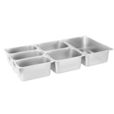 Royal Catering Bemar vodni grelnik prostostoječ z pipo 6 x GN 150 mm 55 l Royal Catering